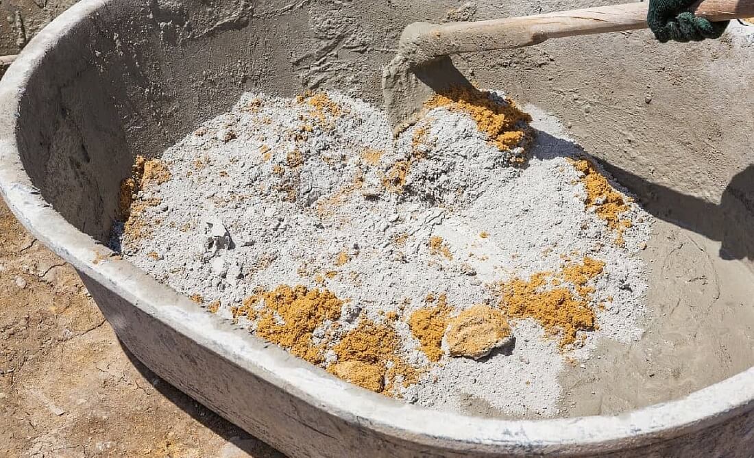 Сколько песка нужно использовать для готовки цемента своими руками